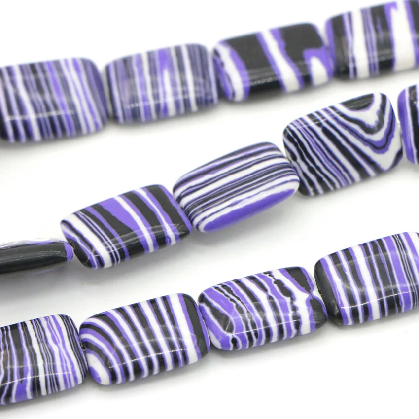 The long square shape of Turkey pine beads (15)