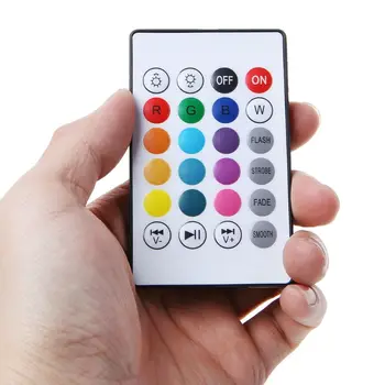

85-265V Bluetooth Music Light Bulb LED Lamp Smart Wireless Speaker Playing Diammable With 24 Keys Remote Control