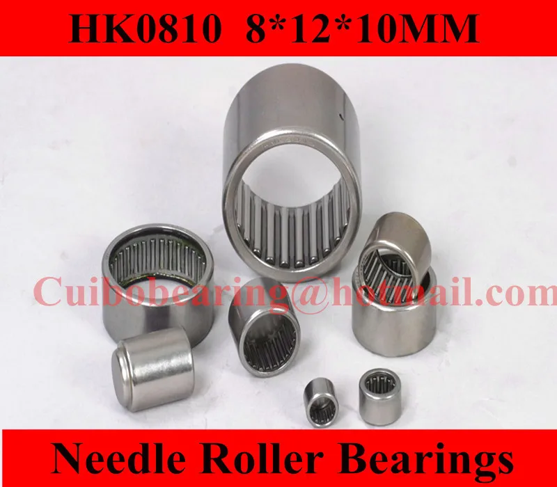HK0810 Needle roller bearings 8*12*10 10PCS Bearing HK0810-in Shafts ...