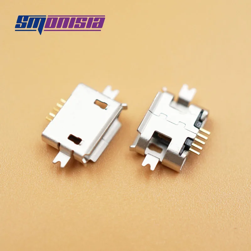 

Smonisia Micro USB Jack 5P Female Socket Connector 5P USB Charging Port for Nokia/Millet/ZTE Tablet