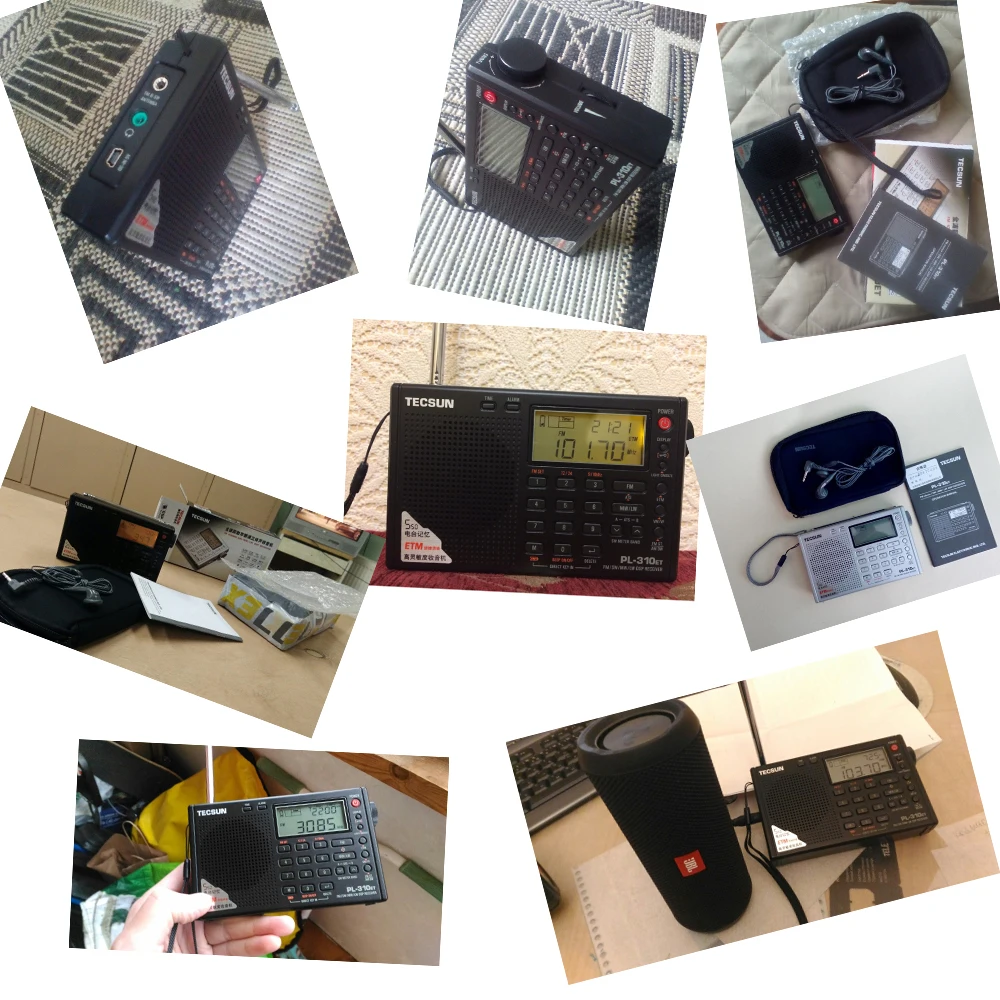 Tecsun PL310ET, радиоприемник с широким диапазоном, цифровой демодулятор, FM / AM, стерео, радио TECSUN PL-310