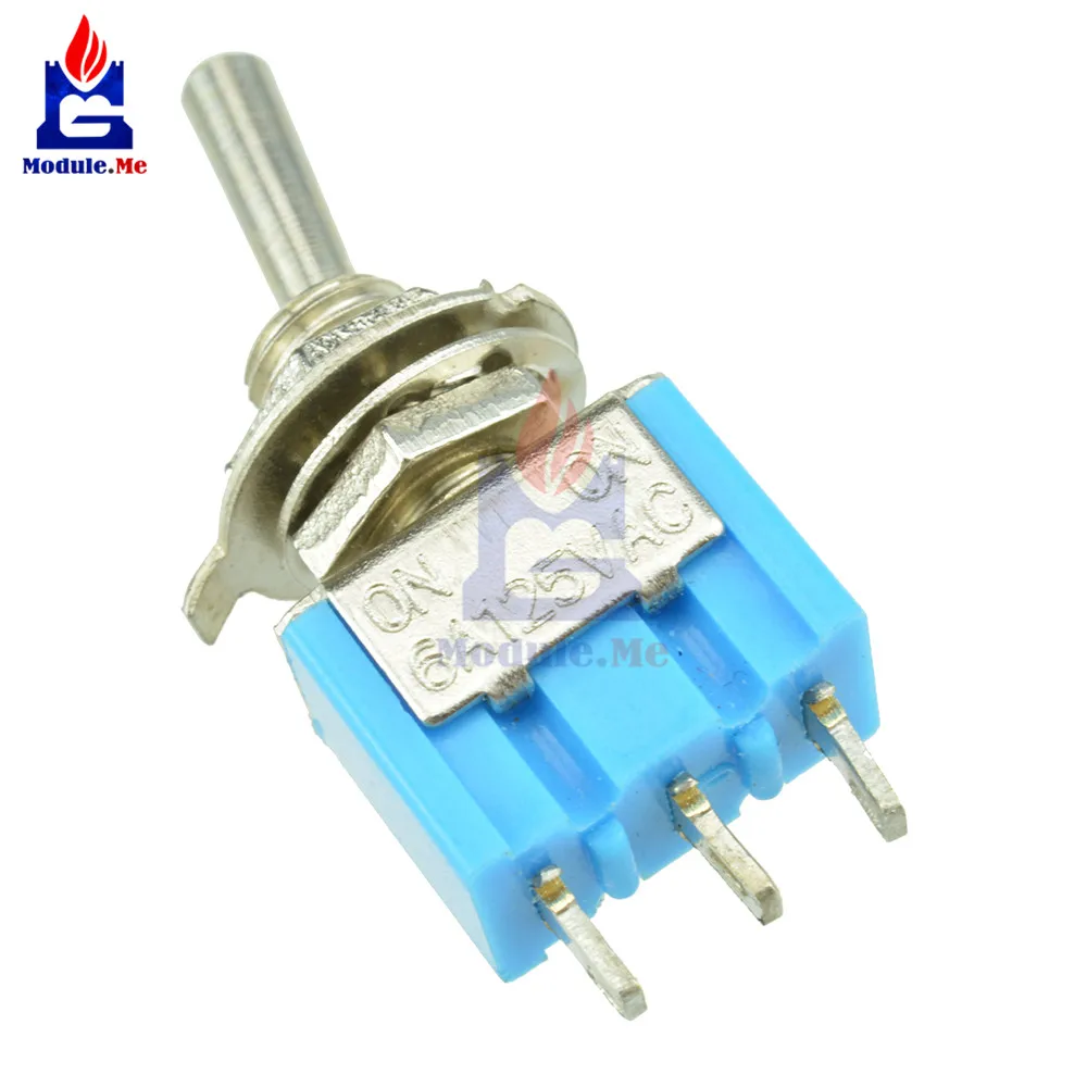 2 шт./лот Mini 6A 125VAC SPDT MTS 102 3 Pin позиционные вкл. Переключатели практические|mini|practicalc c