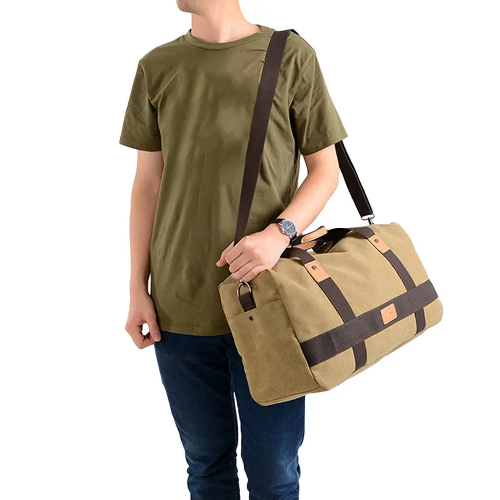 Новый Винтаж Gym Bag Холст Лоскутная большой Ёмкость сумка через плечо классическая