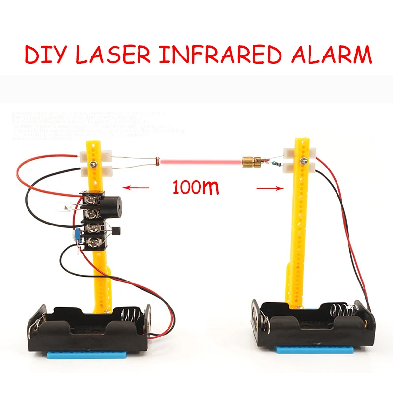 

DIY STEM Toys for Children Physical Scientific Experiment Creativity Learning Educational Toy Infrared alarm de Birthday Gift