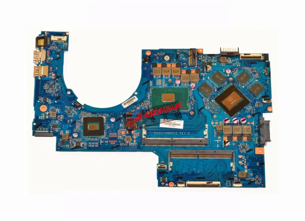  Original FOR HP OMEN 17-W Laptop Motherboard 965M/4GB w/ i7-6700HQ 2.6GHz CPU 862259-601 DAG37AMB8D