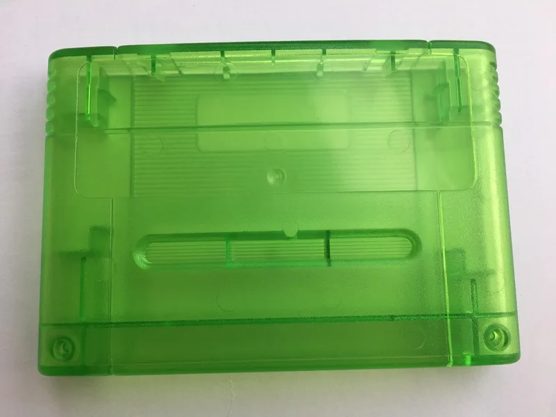 

10pcs/set Transparent Green Cartridge Case shell With Screws for Super S-N-E-S Systems(EU PAL Version )