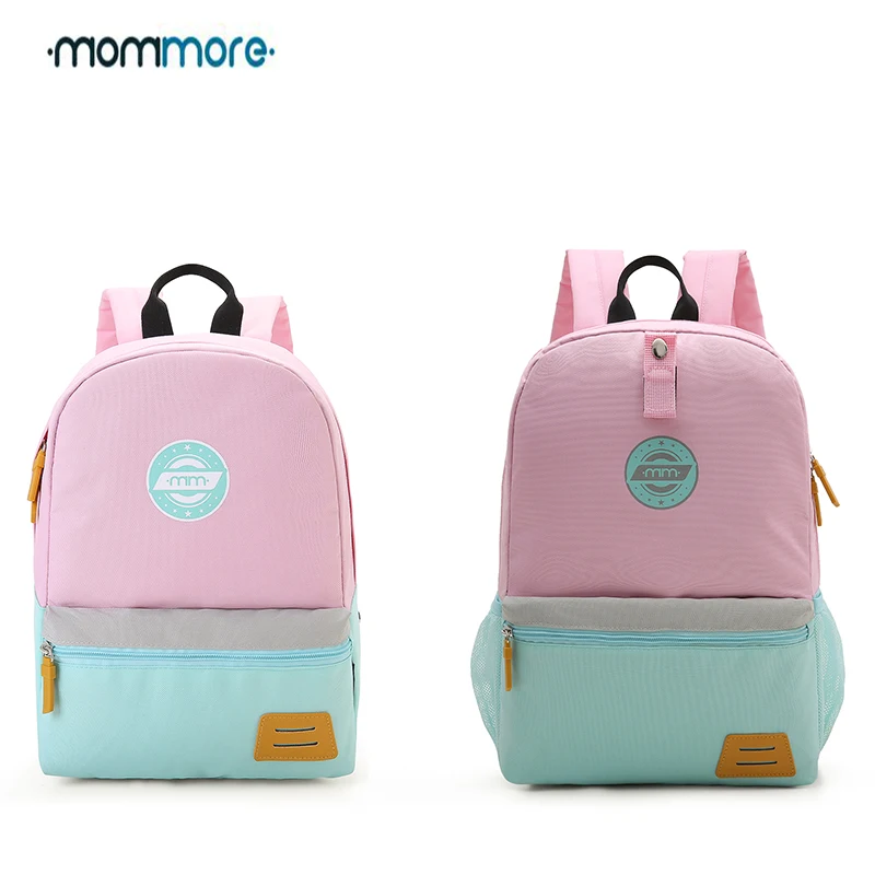 

mommore Kids Backpack for Kindergarten Different Size Canvas School bag for Boys Girls Bag for Picnic Cute Lunch Bag For Kids
