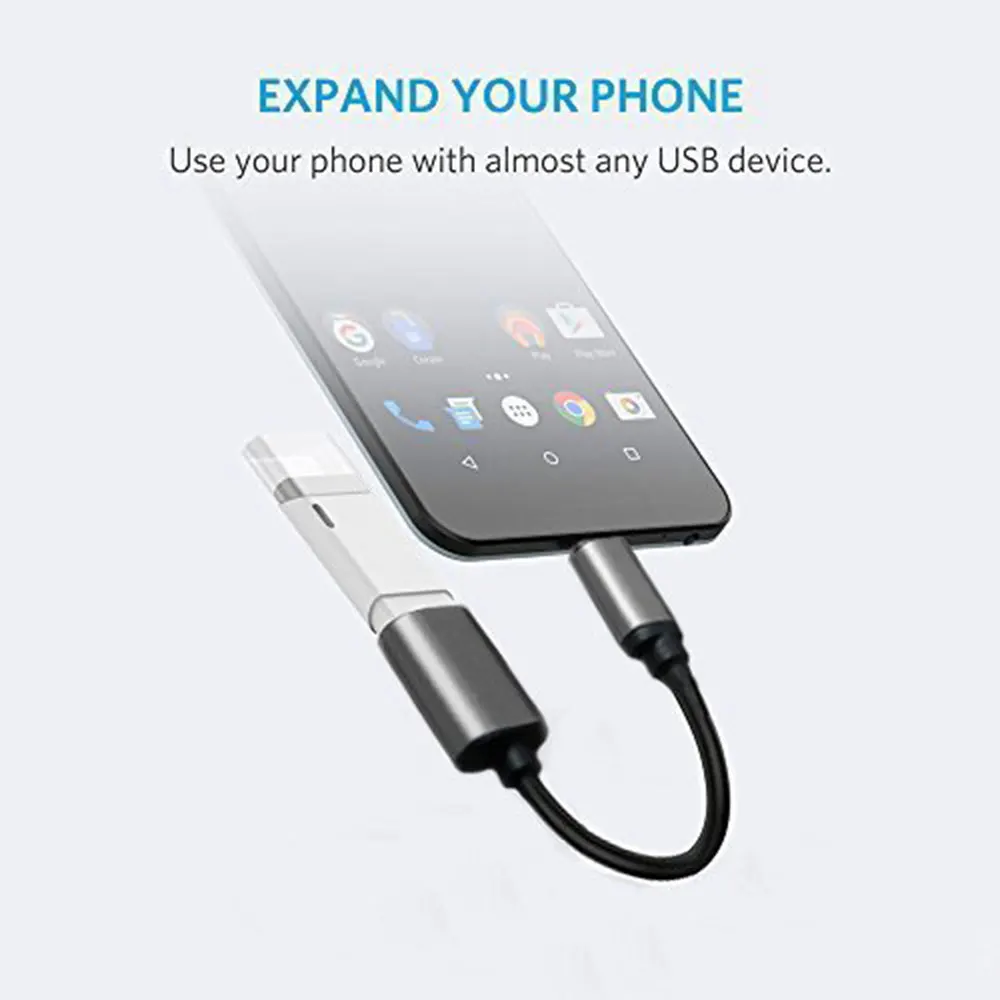 USB C OTG Cable Adapter 3.1 Type C Male to USB 3.0 Type A Female Converter, USB C to USB A Charge and Data Cable for Sumsang S8 USB C OTG Cable Adapter 3.1 Type C Male to USB 3.0 Type A Female Converter, USB C to USB A Charge and Data Cable for Sumsang S8