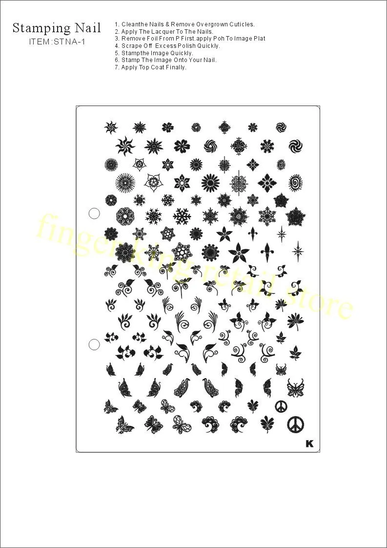 Только одна пластина 11 стиль XL размер 14,8x21 см штамповка изображения пластина печать дизайн ногтей большой шаблон JT182