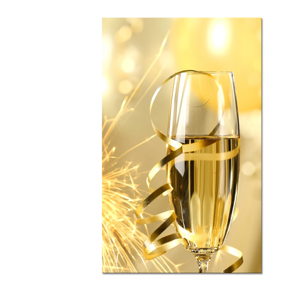 Champagne Picture Canvas Wall Art Sparkling Wine Canvas Printing