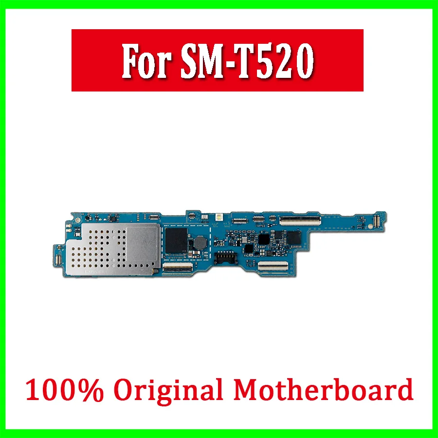 

Original unlocked with full chips mainboard full tested for Samsung Galaxy Tab Pro T520 Motherboard good working logic board