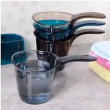 Утолщенная пластиковая ложка для воды, кухонная, с длинной ручкой, для детской ванны, ложка для воды, детская чашка для шампуня