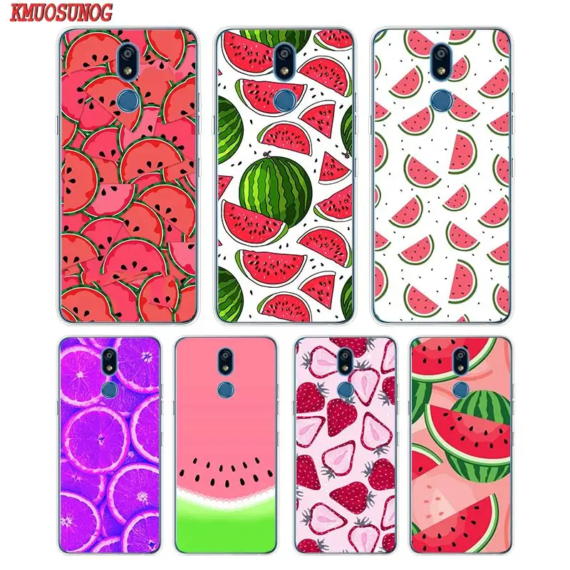 

Silicone Soft Phone Case Strawberry orange watermelon Fruits for LG K50 K40 Q8 Q7 Q6 V50 V40 V35 V30 V20 G8 G7 G6 G5 ThinQ Mini