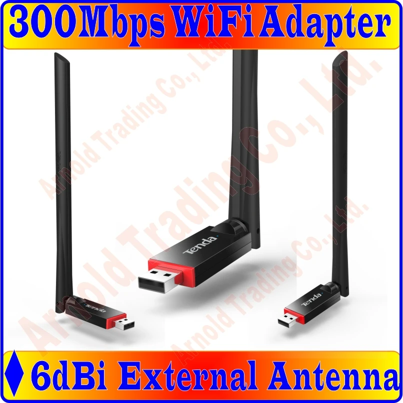 Tenda 300mbps utral fast wireless n usb adapter network adaptor with