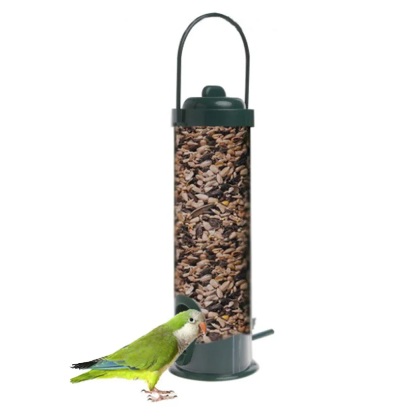 SHGO-Plastic Comfort Bird Pet Feeder Waterer Garden Hanging Suction Cup Automatically Farming Equipment Outdoor | Дом и сад