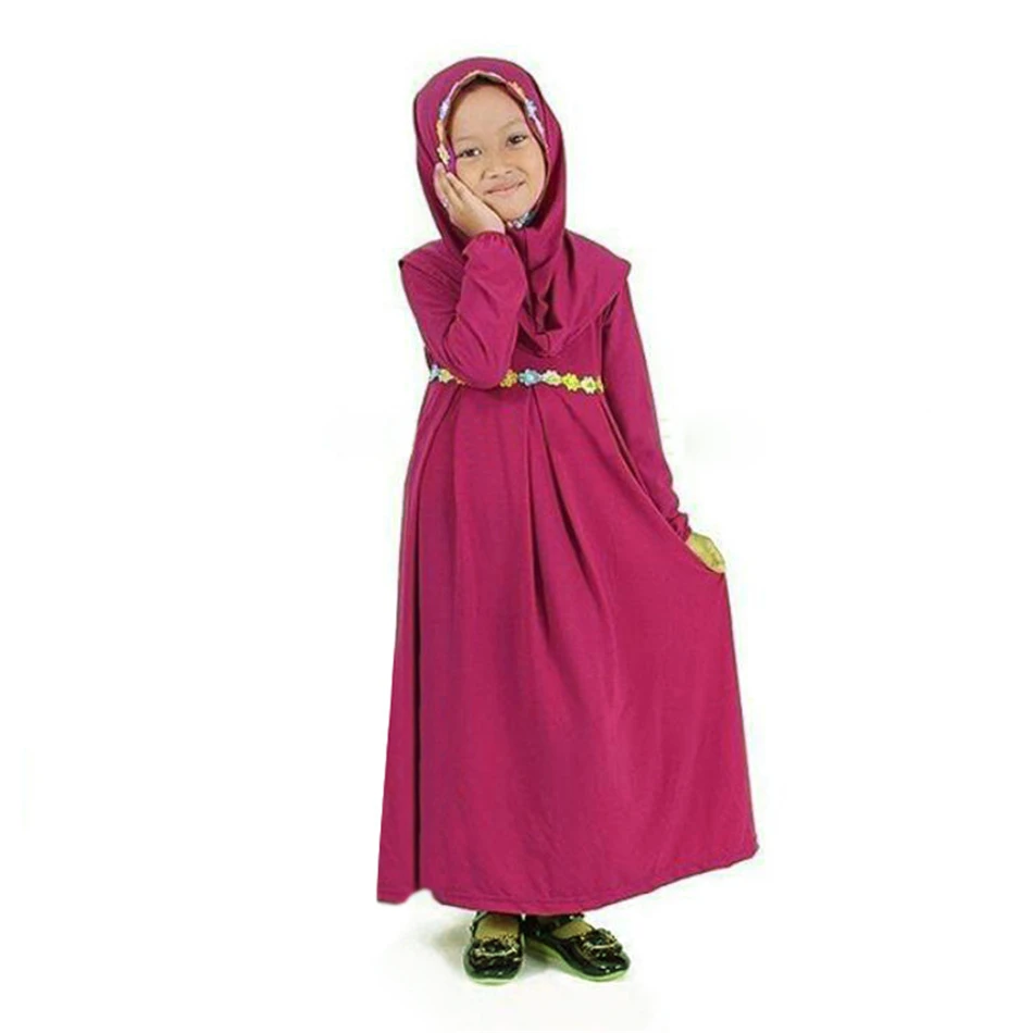 Kids Abaya Girls Dress Muslim