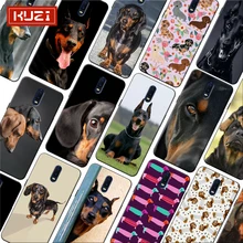 Dachshund Silhouette Dog Classic image paintings cute Soft Silicone Phone Case for oneplus one plus 7 pro 7 6 6t 5t