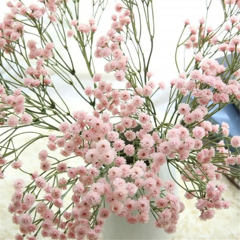 

Stars Flower Simulation Fake Flowers Two forks 90 head Artificial Flowers Bride Bouquet Rustic Real Touch 1 Pcs PU Stars Flower