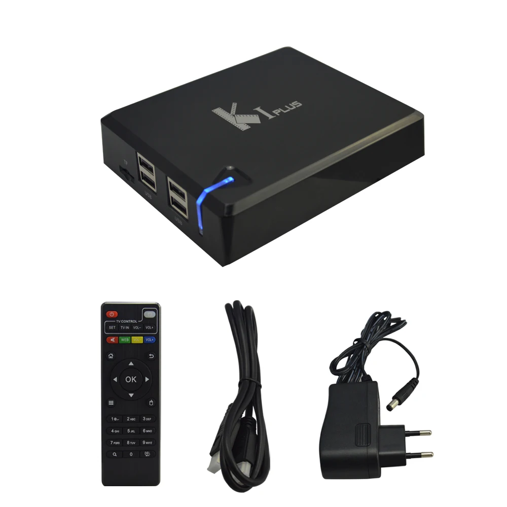 10 шт. KI plus s2 t2 2в1 DVB k1 ТВ приставка android 6 0 amlogic s905 1 Гб ram 4k можно подписаться на CCCAM ip