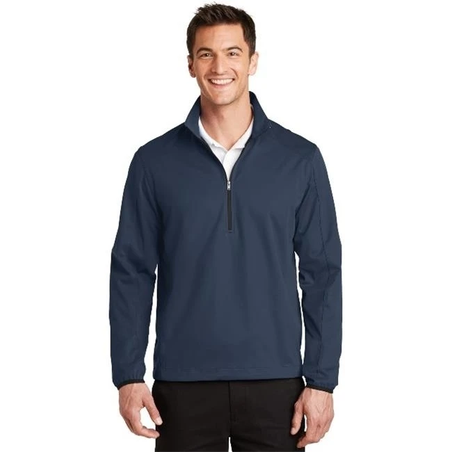 Port Authority J716 Mens Active 1 by 2-Zip Soft Shell Jacket Dress Blue Navy - Extra Large