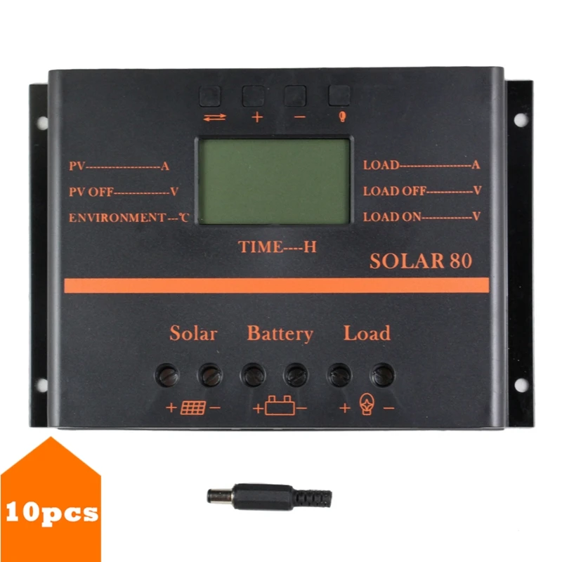 

10PCS/LOT Wholesale 60A USB Solar Charge Controller Carregadaor Solar Intelligent PWM Charging Mode Light Timer Control