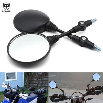 

ROAOPP Motorcycle Rear Mirrors For Honda XLR125 XLR200 XR250 XR400 XL250 XLR250 AX-1 250 CRM250 CRM250AR 400 NX650 XR650L XR650R
