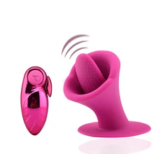 Falunna Tongue Vibrator Suck & Lick 10 Mode Sex Toys For Women Masturbator Remote Control Nipple Clitoris Stimulator USB Charge Falunna Tongue Vibrator Suck & Lick 10 Mode Sex Toys For Women Masturbator Remote Control Nipple Clitoris Stimulator USB Charge
