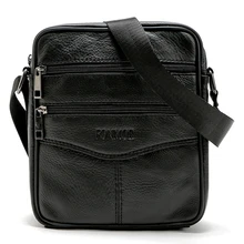 Vintage Männer Umhängetasche 100% Echtes Leder Messenger Bags Rindsleder männer Reisetaschen Kleine Männliche Umhängetasche bolsas