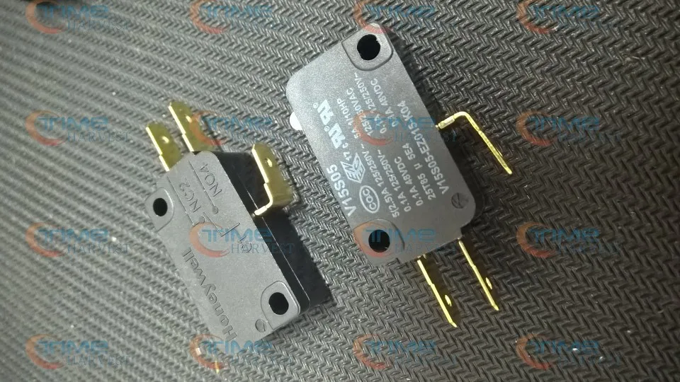 

100pcs honeywell microswitch 3 terminals black microswitches for button Arcade Game Machine Parts cockatil cabinet accessories