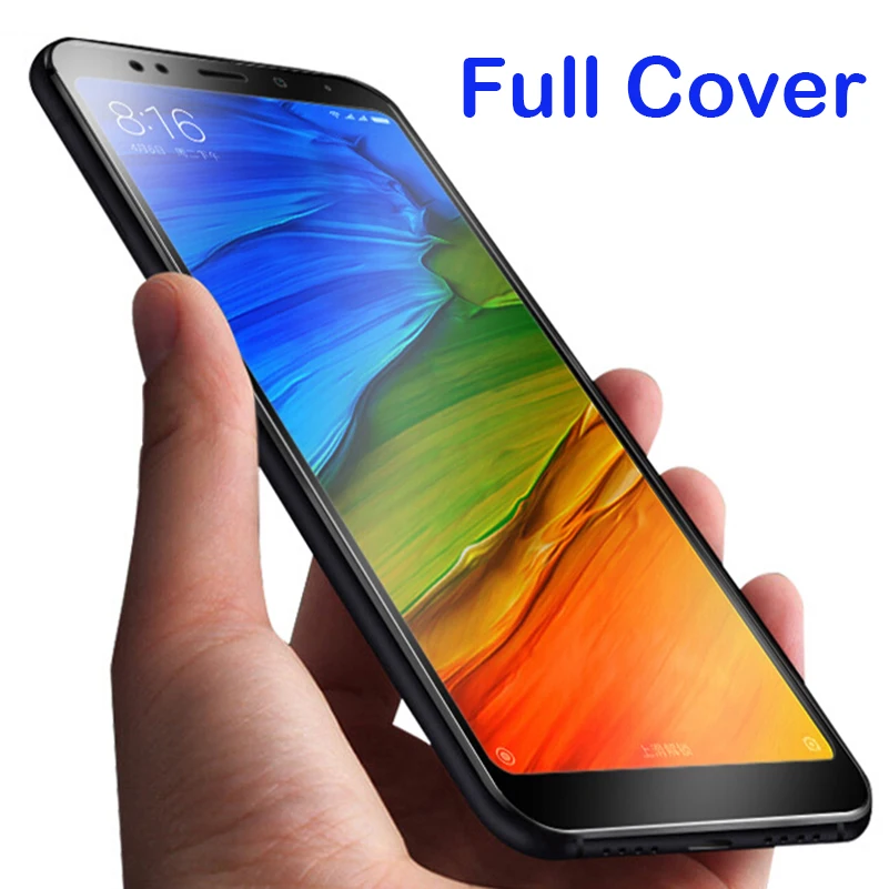 Full Cover Tempered Glass For Xiaomi Redmi Note 5 AI Dual Camera Screen