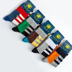 Модные цвет ful носки для девочек для мужчин хит цвет Аргайл полосы жаккардовые заполненные оптические чесаный хлопок мужской