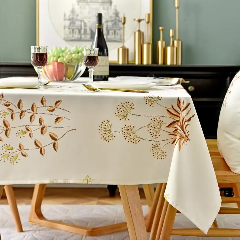 

2019 New Chic Plants Floral Table Cloth Kitchen Dining Table Cover Rectangle Tafelkleed Waterproof Tablecloth Washable ZC057