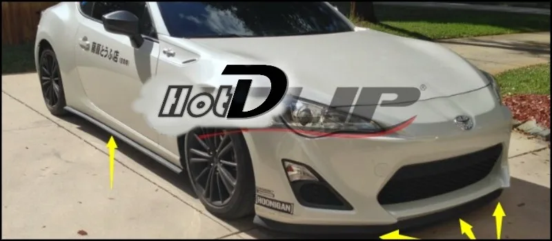 Bumper Lip Lips For TOYOTA 86GT For Subaru BRZ  Top Gear Shop Spoiler For Car Tuning  TOPGEAR Recommend Body Kit + Strip 669