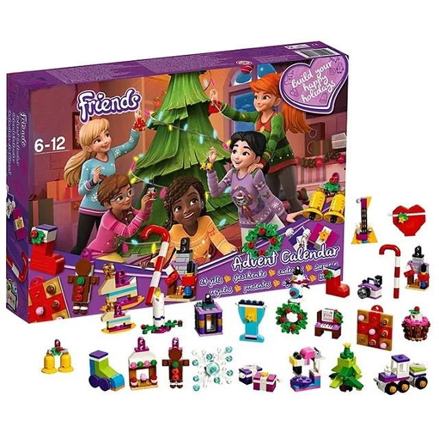 

NEW Sealed 2018 Year Calendar City Friendse girl Set minifigs Compatible legoingly block Christmas gift