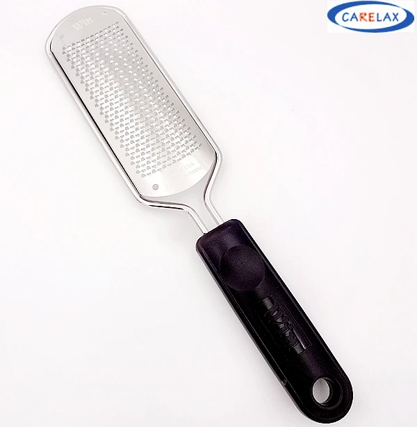 1pc Double side Stainless Steel Long Handle Foot File Care Foot