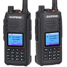 2 шт. Baofeng DM-1702(gps) цифровая рация VHF UHF Двухдиапазонная DMR Dual Time slot Tier 1& 2 Digital DM 1702 портативное радио