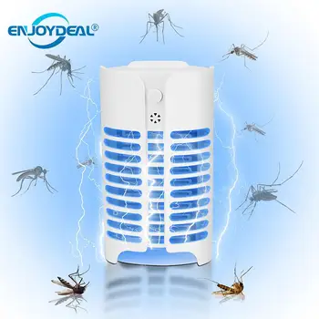 

1PCS white ABS electric mosquito killer UV light lamps US plug /EU plug pollution free Electronic Mosquito Killer Lamp Indoor