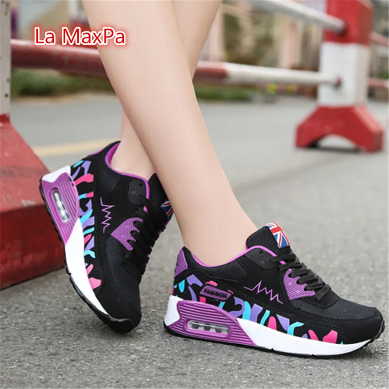 

new 2018 Air Cushionig Women's Sneakers Running Shoes Woman Sports Shoes girls Jogging Walking Athletic Female shoes Outdoor N