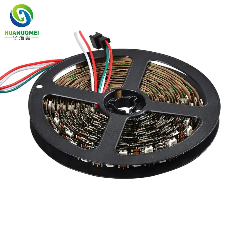 5M 74 светодиодный s/m WS2812B полосы WS2812 5050 SMD RGB пикселей Лента WS2811 Arduino цифровые