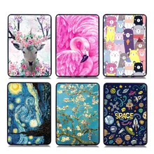 Защитный чехол-накладка из мягкого ТПУ с принтом kobo clara HD ereader