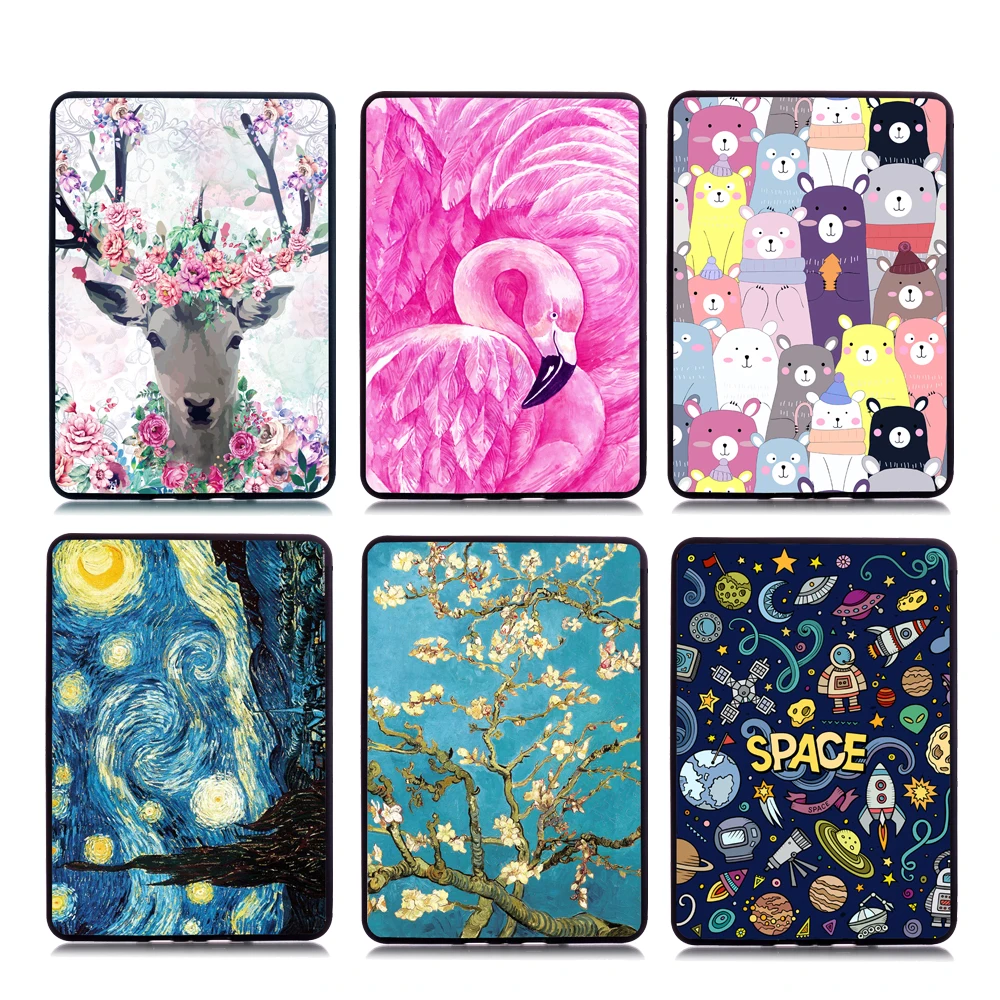 

kobo clara HD case ereader Protective Soft TPU back Cover print funda