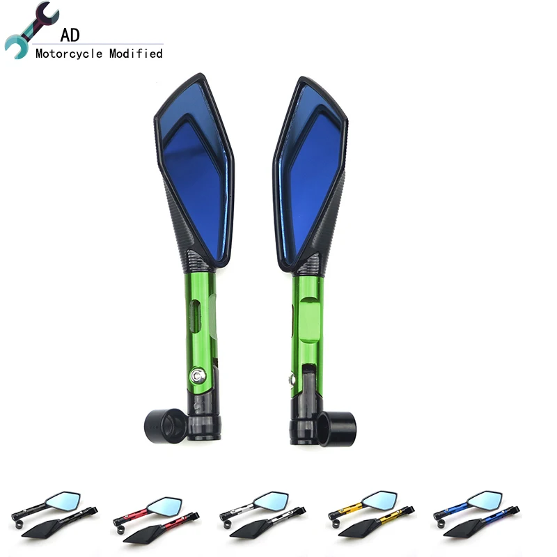 

Rear View Mirror Bike Moto for Kawasaki Z750 Z900 Z800 Z1000 Z1000SX Rearview Mirrors Mount 8MM 10MM CNC Motorcycle Accessory
