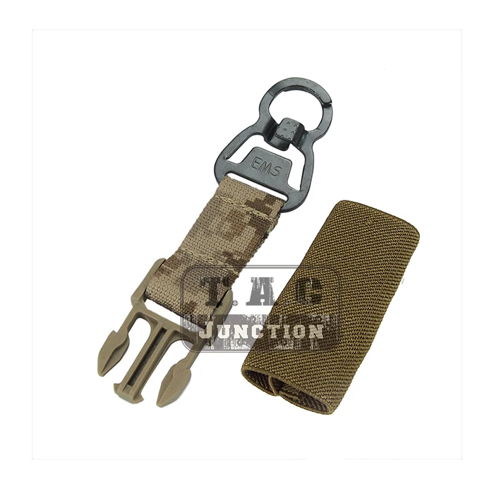 

Tactical Mash Gateless Snap Hook Kit Quick Disconnect Integrated Connector Attachment Multi-purpose Sling Change Hanging Buckle
