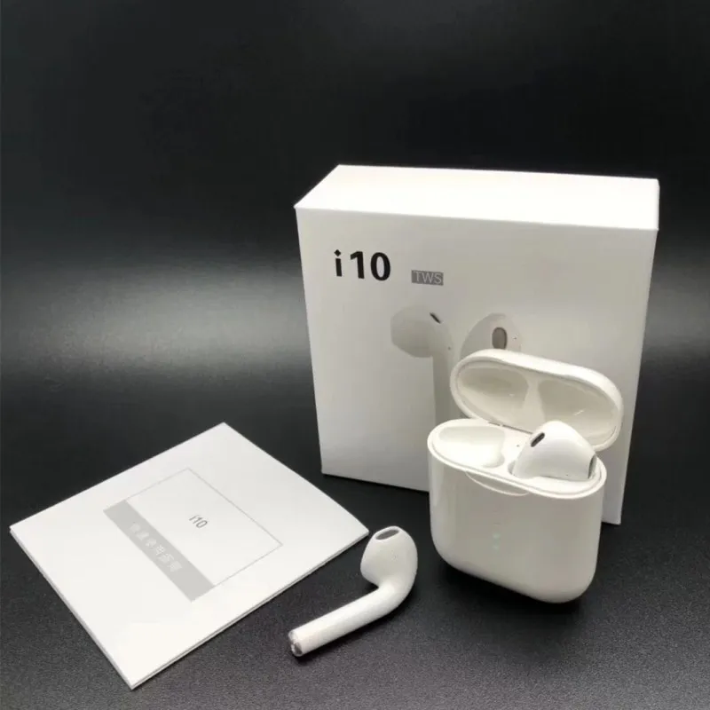 

Original i10 tws Earphones Mini Air Pods with Wireless Charging Touch Control Binaural call PK i11 i14 i15 i18 tws Earbuds