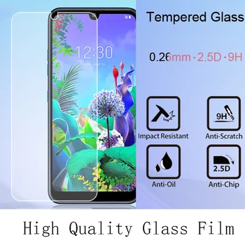 Перейти на Алиэкспресс и купить 2 шт Защита экрана для LG Q60 2019 K50 K40 G9 G8 закаленное стекло для LG K50 X6 2019 2.5D 9H стекло против царапин защитная пленка