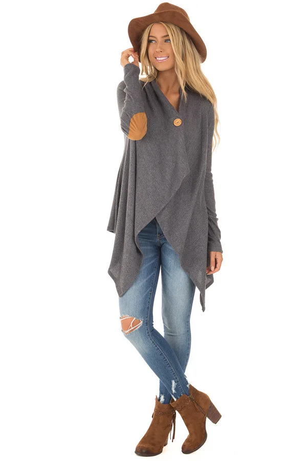 female coat button spliced single button casual length woman jacket gothic plus size womens jackets black clothes streetwear