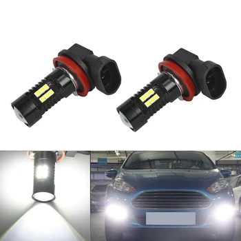 

2X H8 H11 Led Bulb Fog Lights Car Lamp Auto Light Bulbs For FORD MONDEO MK3 MK4 C-MAX S-MAX FOCUS 01+ FUSION
