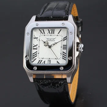 

Women Wristwatches JARAGAR 2016 Hot Classic Diamond Auto Mechanical Reloj Fashion Trendy Brand Leather Strap Montre Femme