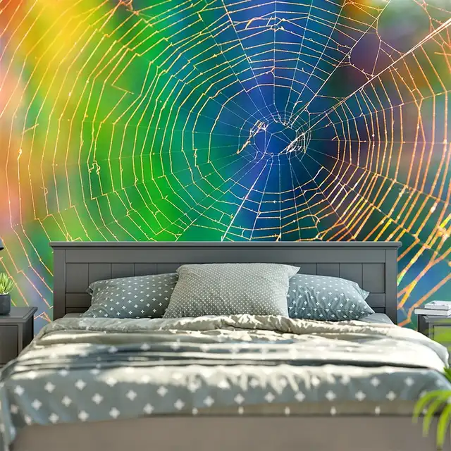 Avoir Images Indian Wall Tapestry Hippie Wall Hanging Psychedelic Decoration le plus cool salutations