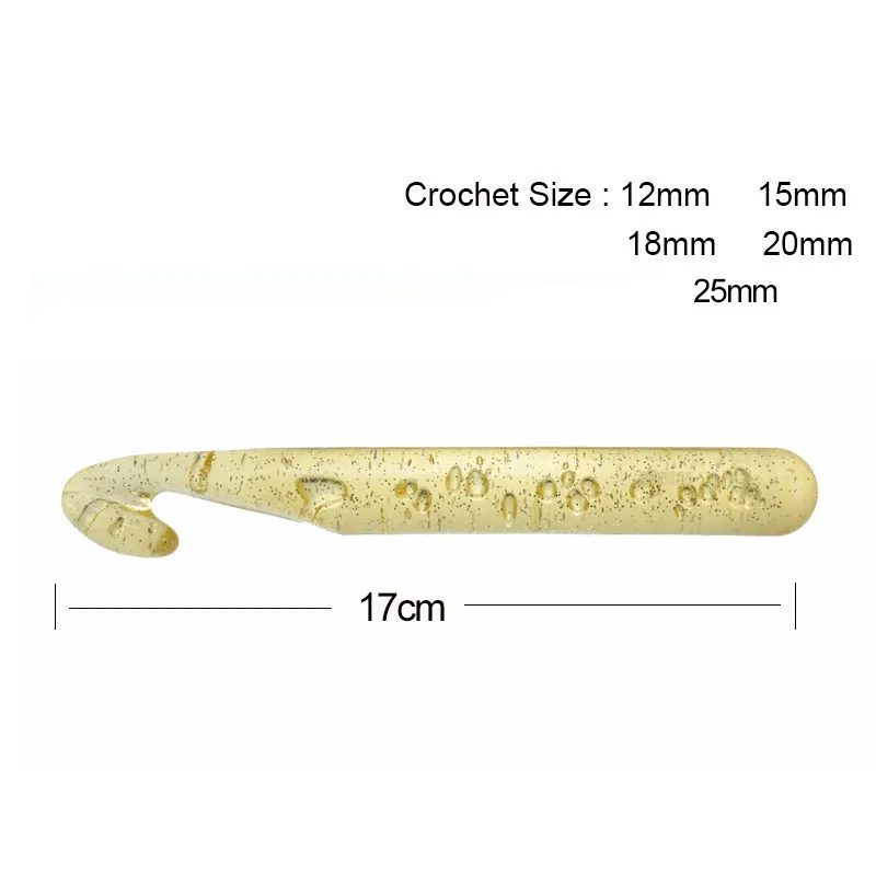 12-15-18-20-25mm-5pcs-Crochet-Hook-17cm-Huge-Size-Crochet-Needles-Yarn-Weave-Knintting